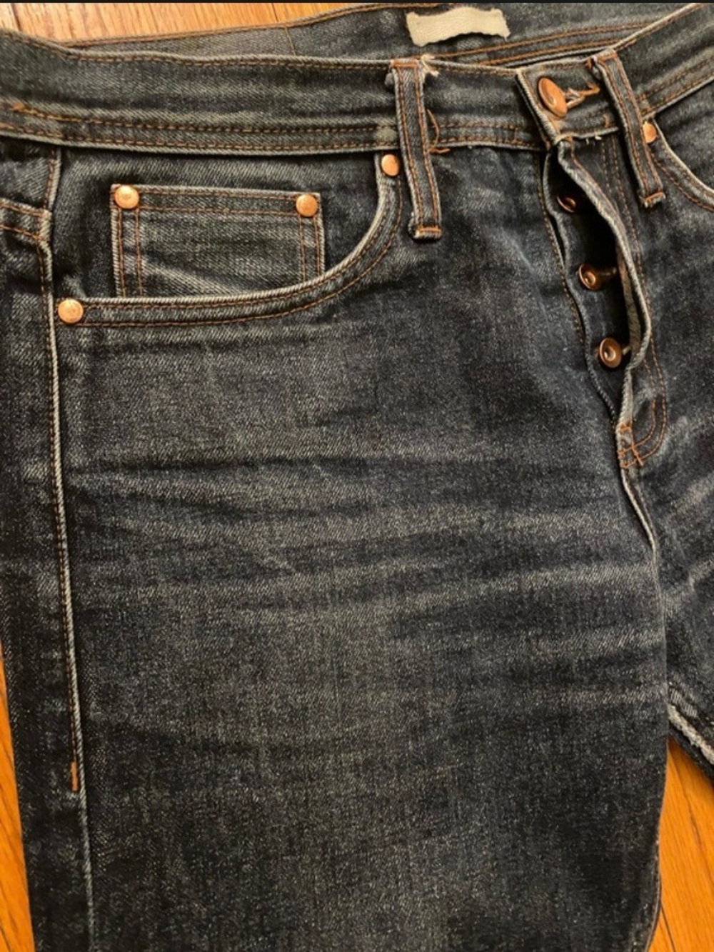 Unbranded Brand UB201 Tapered Selvedge Denim Jeans - Size 32 - 14.5 oz  $99 orig - Picture 4 of 6
